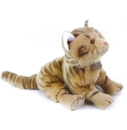 Striped Cat Plush Toy 28 cm