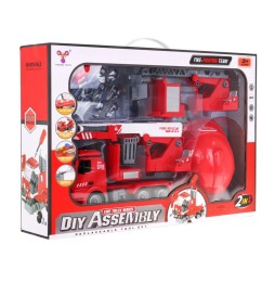 Fire Truck 2-in-1 with Helmet for Kids