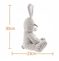 Iepuraș gri plușat 30cm Apricot Lamb