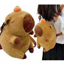 Plush Capybara Backpack for Preschoolers