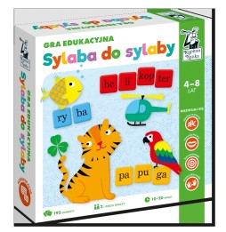 Gra edukacyjna sylaba do sylaby dla dzieci 4-8 lat