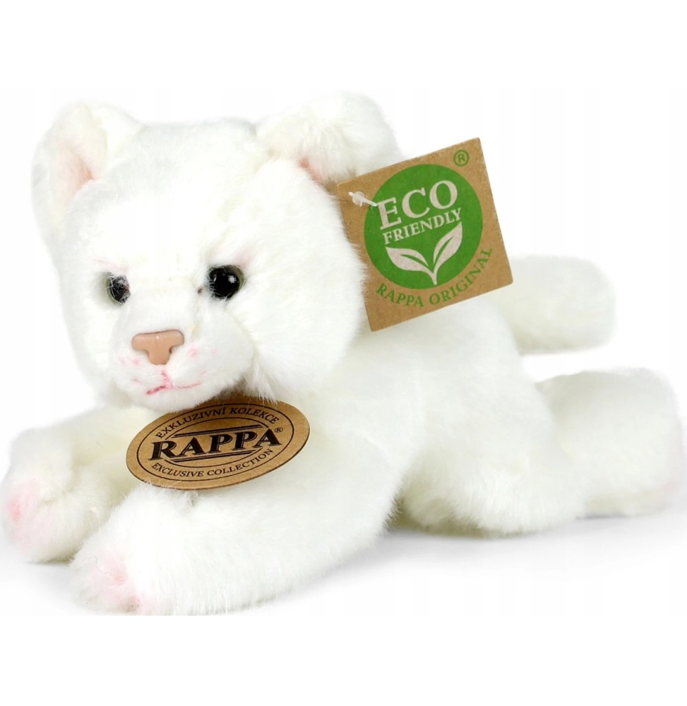 White Cat Plush Toy 16 cm Rappa