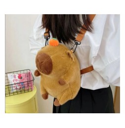 Plush Capybara Backpack for Preschoolers