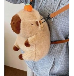 Plush Capybara Backpack for Preschoolers