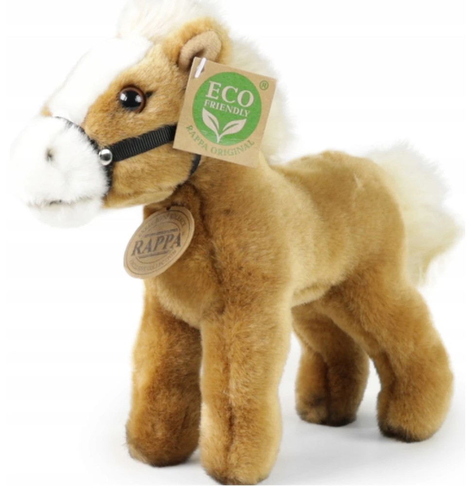 Standing Horse Plush Toy with Bridle