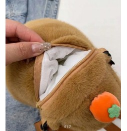 Plush Capybara Backpack for Preschoolers