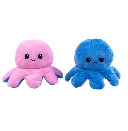 Reversible Octopus Plush Toy 20cm