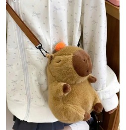 Plush Capybara Backpack for Preschoolers