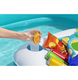 Inflatable Family Pool 218x218x48 with Table