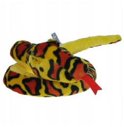Wąż pluszowy żółto-pomarańczowy 145cm