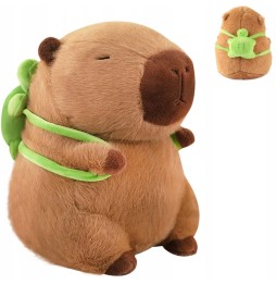 Pluszowa kapibara Michu 30 cm z plecakiem