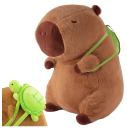 Pluszowa kapibara Michu 30 cm z plecakiem