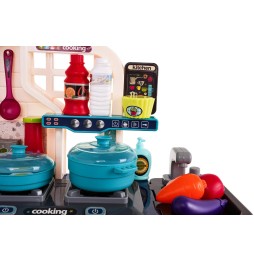 Kids Kitchen Set with Light and Sound 53 Pieces