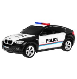 Mașină de poliție BMW X6 cu telecomandă 8+