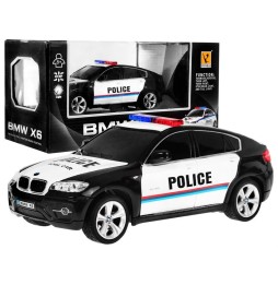 Mașină de poliție BMW X6 cu telecomandă 8+