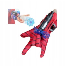 Set Spider-Man figurina si manusha cu lansator