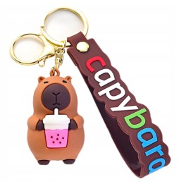 Capybara Keychain Plush 15 cm Random Design