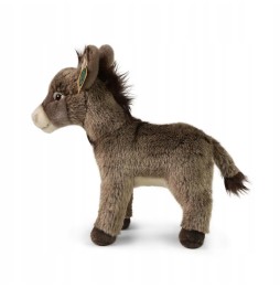 Maskotka osiołek stojący 29cm z ekologicznymi materiałami
