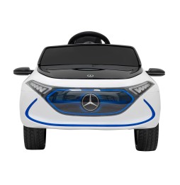 Mercedes benz amg eqa dla dzieci - biały z pilotem