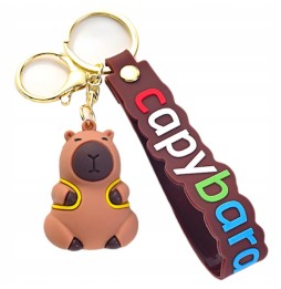 Capybara Keychain Plush 15 cm Random Design