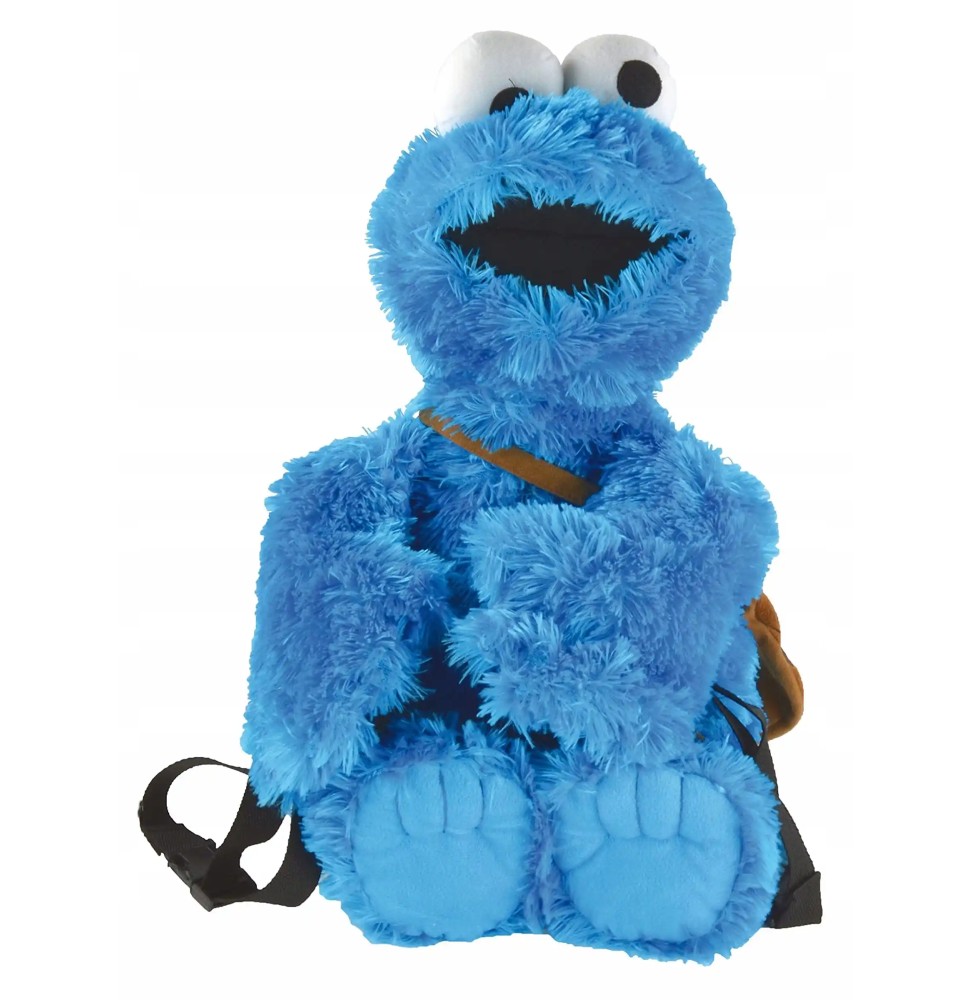 3D Plush Backpack Sesame Street Blue