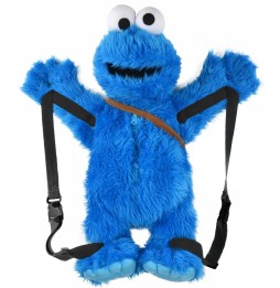 3D Plush Backpack Sesame Street Blue