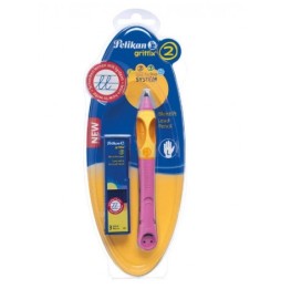 Griffix Pencil for Left-Handed Kids - Pink