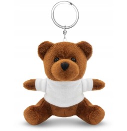 Brown Teddy Bear Keychain Plush 9 cm