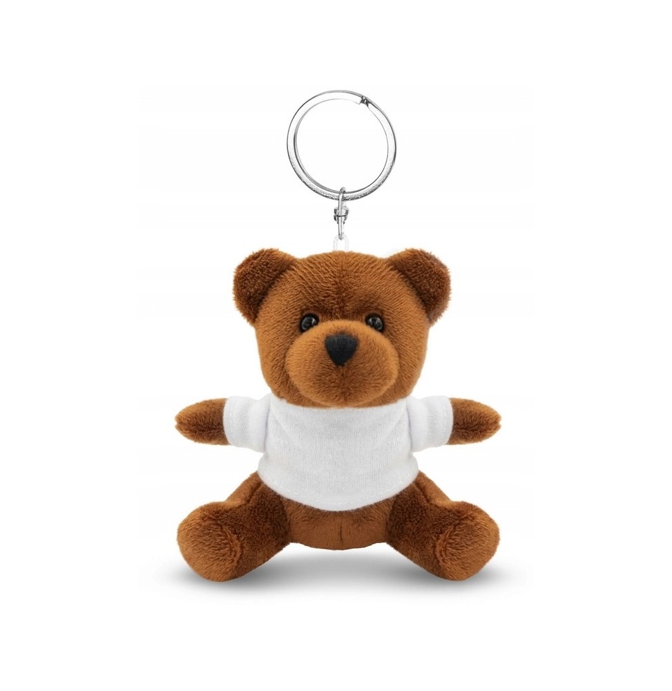 Brown Teddy Bear Keychain Plush 9 cm