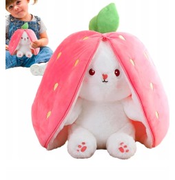 Plush Strawberry Rabbit Toy 25 cm