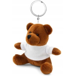 Brown Teddy Bear Keychain Plush 9 cm