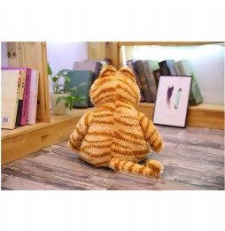 Gruby pomarańczowy kot z pluszu 30 cm