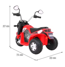 Motorek minibike pentru copii cu sunete și lumini led