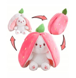 Plush Strawberry Rabbit Toy 25 cm