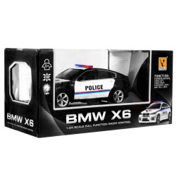 Mașină de poliție BMW X6 cu telecomandă 8+