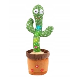 Cactus dansator LED 32 cm cu sunet