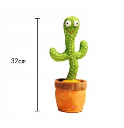 Cactus dansator LED 32 cm cu sunet