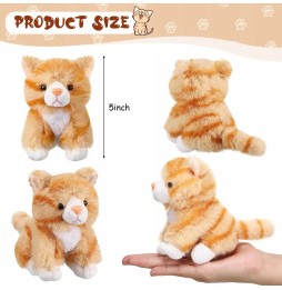 Set of 8 Plush Kittens 13 cm