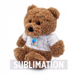 Ursuleț teddy plush cu logo pentru imprimare