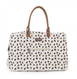 Geanta mommy bag leopard pentru accesorii copii