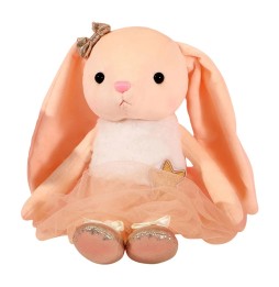 Peach Ballerina Bunny Plush 40 cm