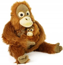 Pluszak małpa orangutan z dzieckiem Rappa 28 cm