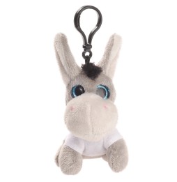 Plush Donkey Keychain with T-Shirt