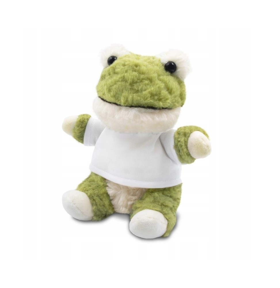 Plush Green Frog with Printable T-Shirt