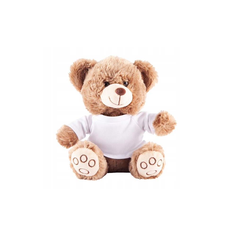 Plush Bear in a White Shirt