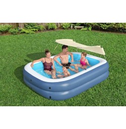 Bestway Family Inflatable Pool 254x178x140cm with Canopy