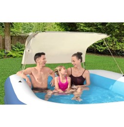 Bestway Family Inflatable Pool 254x178x140cm with Canopy