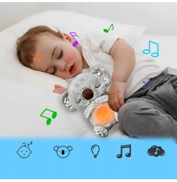 Koala Plush Toy with Sound and Light