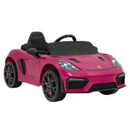 Vehicul Porsche Spyder RS 718 roz MP4 pentru copii