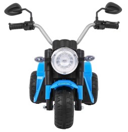 Niebieski motorek minibike dla dzieci z dźwiękami i led